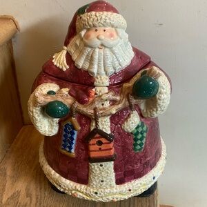 Santa Cookie Jar